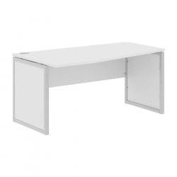 Стол письменный левый КСТЕН-КП КСКПCТ 169 Л Белый Серый / XTEN-QP XQPCT L