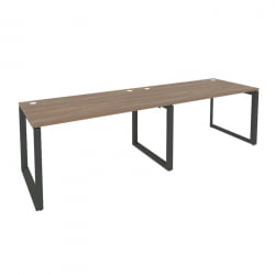 Рабочая станция на О-образном м/к ОНИКС О.МО-РС-2.3.8 Дуб Аризона/Антрацит / ONIX O.MO-RS-2.3.8