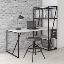 Стол компьютерный LOFTIS LMST 1515 Сосна Эдмонт/Черный Стол компьютерный LOFTIS LMST 1515 Сосна Эдмонт/Черный
