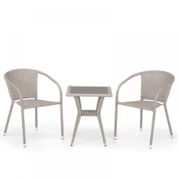 Комплект плетеной мебели T25C/Y137C-W85 Latte 2Pcs Комплект плетеной мебели T25C/Y137C-W85 Latte 2Pcs