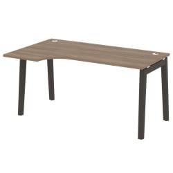 Стол эргономичный левый ОНИКС ВООД ОВ.СА-1(Л) Дуб Аризона/Темный / ONIX WOOD OW.SA-1(L)