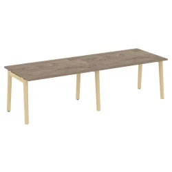 Стол переговорный (2 столешницы) ONIX WOOD OW.PRG-2.3 Тиквуд Темный/Светлый Стол переговорный (2 столешницы) ONIX WOOD OW.PRG-2.3 Тиквуд Темный/Светлый