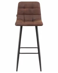 Стул барный DOBRIN NICOLE Коричневая микрофибра PK-03