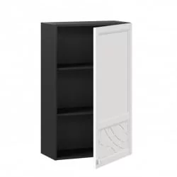 Шкаф кухонный 600 высокий Джулия ЛД 284.450.000.070 Черный Белый