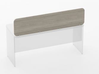 Экран разделительный Glassy 5.12.16 Дуб сантана светлый