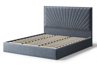 Кровать Леона, 2000*1200 мм, серый