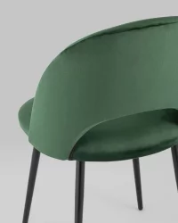 Стул Меган велюр Зеленый
