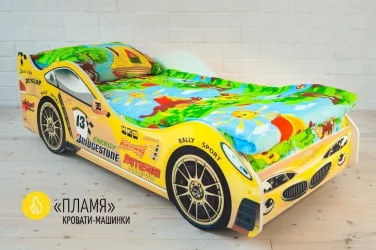 Детская кровать от 3 до 7 лет Пламя