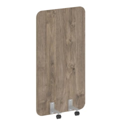 Перегородка на металлических опорах, на роликах Р-лине ДП.Р-80-150 Тиквуд Темный / R-line DP.R-80-150