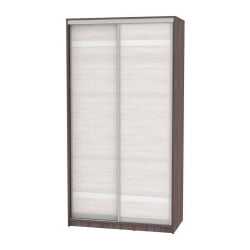 Шкаф-купе коричневый Б-220х120х60-1(ЯАТ-ЯАС-Д9Д9) / B-220х120х60-1(ЯАТ-ЯАС-D9D9)