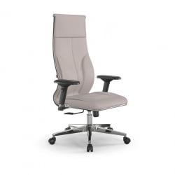 Кресло руководителя Мetta L 1m 46/4D Infinity Easy Clean (MPES) Комплект 3 Светло-бежевое