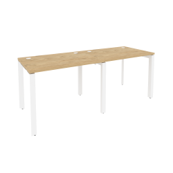 Рабочая станция на П-образном м/к ONIX O.MP-RS-2.1.7 Тиквуд Светлый/Белый