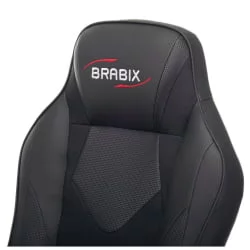 Кресло компьютерное BRABIX Game GM-017 экокожа Черное