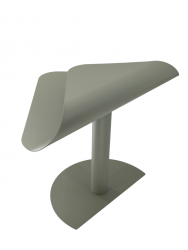 Журнальный столик Корнеа металл оливковый / Cornea