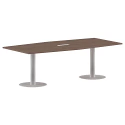 Конференц-стол на 6-8 человек ИМАГО ПРГ-4 Ясень Шимо-белый / IMAGO