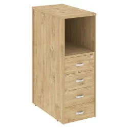 Тумба 4 ящика завершающая, левая ONIX O.R-TV-4(L) Тиквуд светлый Тумба 4 ящика завершающая, левая ONIX O.R-TV-4(L) Тиквуд светлый