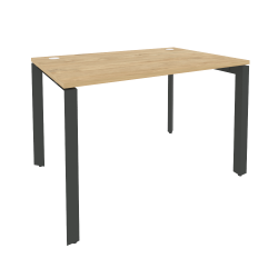 Стол рабочий на П-образном м/к ОНИКС О.МП-СП-2.8 Тиквуд Светлый/Антрацит / ONIX O.MP-SP-2.8