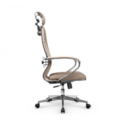 Кресло руководителя Metta L 2c 44C/K116 Infinity Easy Clean (MPES) Комплект 3 Темно-бежевое