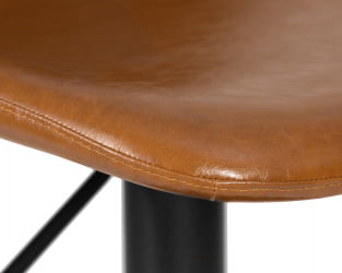 Стул барный DOBRIN ROME (коричневый винтажный PU (MS09))