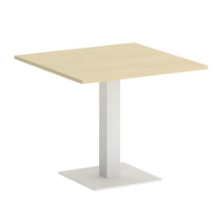 Стол журнальный квадратный ХОМЕ ОФФИCЕ ВР.СП-5-90.2 Клен/Белый металл / HOME OFFICE VR.SP-5-90.2
