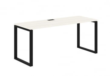 Стол письменный ЕДИС ЕКСТ 1767 Ясень Траун Черный / EDIS EQST