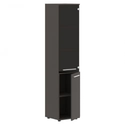 Шкаф-колонка комбинированная правая ЕДИС ЕХCС 42.2 Р Мокко Белый Мокко / EDIS EHCS R