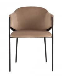 Стул Брасе велюр Капучино / Brace