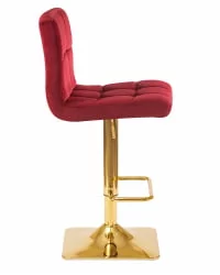 Стул барный DOBRIN GOLDIE Бордовый велюр MJ9-43