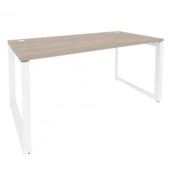 Стол рабочий на О-образном м/к ОНИКС О.МО-СП-4.8 Дуб Аттик/Белый / ONIX O.MO-SP-4.8