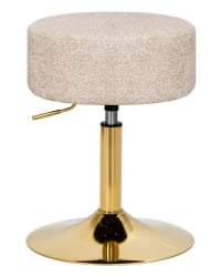 Пуф ДОБРИН ДЭННИ ГОЛД (бежевый твид (ЛЕО26)) / DOBRIN DANNY GOLD (LEO26))