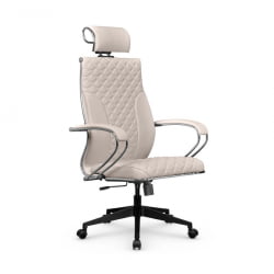 Кресло руководителя Metta L 2c 44C/K116 Infinity Easy Clean (MPES) Комплект 6 Светло-бежевое