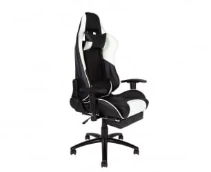 Игровое кресло Lotus GTS RF-8066F Черный/Белый Игровое кресло Lotus GTS RF-8066F Черный/Белый