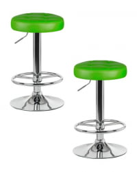 Табурет барный DOBRIN BRUNO (зеленый) 2 шт