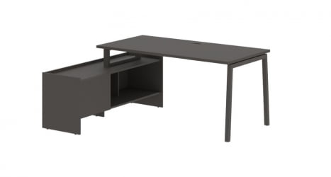 Стол с тумбой EDIS ELCT 17814 Мокко