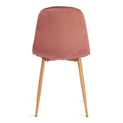 Стул BREEZE (mod. 4724) вельвет/металл, 44 х 53 х 87 см, Coral (коралловый) HLR44 / натуральный Стул BREEZE (mod. 4724) вельвет/металл, 44 х 53 х 87 см, Coral (коралловый) HLR44 / натуральный