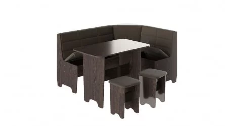 Кухонный уголок Техас Исп.2 Венге/Кашемир коричневый