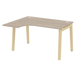 Стол эргономичный левый ОНИКС ВООД ОВ.СА-3(Л) Дуб Аттик/Светлый / ONIX WOOD OW.SA-3(L)