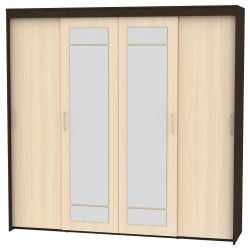 Шкаф-купе Т-5-230х235х60-М(Венге-ДМ-5) / T-5-230х235х60-M(Венге-ДМ-5)