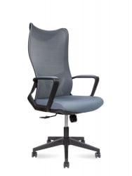 Кресло офисное WAVE AM3-H(BLACK) Серый