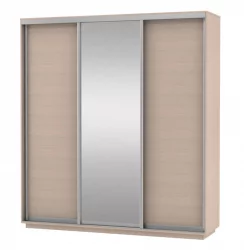 Шкаф-купе ясень Экспресс Медиум-1 1800х2200х Дуб молочный / 1800х2200h