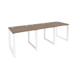 Рабочая станция на О-образном м/к ОНИКС О.МО-РС-3.0.7 Дуб Аризона/Белый / ONIX O.MO-RS-3.0.7