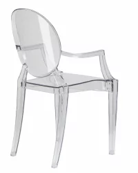 Стул обеденный ДОБРИН ЛОУИС ГХОСТ Прозрачный / DOBRIN LOUIS GHOST