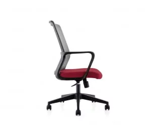 Кресло офисное Интер ЛБ CХ-180Б-ОА2016*АК30-63 Вишневый / LB CH-180B-OA2016*АК30-63