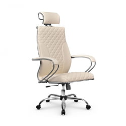 Кресло руководителя Metta L 2c 44C/K116 Infinity Easy Clean (MPES) Комплект 5 Молочное