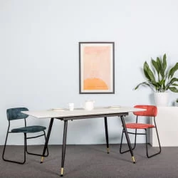 Стол раздвижной Месси 120-160 Белый