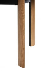 Стол раскладной Combi Glass 140-180 Automatic Natur/Dark matte glass