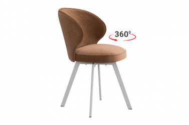 Стул Гудвин Т2П (беж (велюр)/белый)