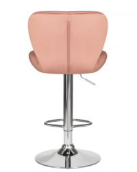 Стул барный DOBRIN BARNY (пудрово-розовый велюр (MJ9-32)) 2 шт