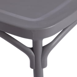 Стул CROSS (mod. PL24) пластик, 48 х 58 х 89 см, Dark-grey (темно-cерый) 15537