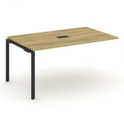 Проходной наборный элемент переговорного стола CONCEPT CN.NPRG-014 Дуб Винченцо Черный